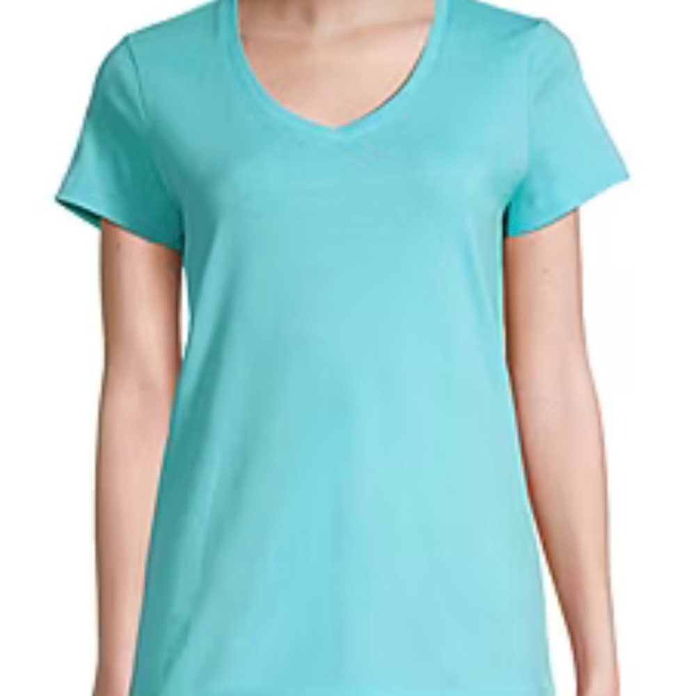St. John's Bay Turquoise Short Sleeve Tee